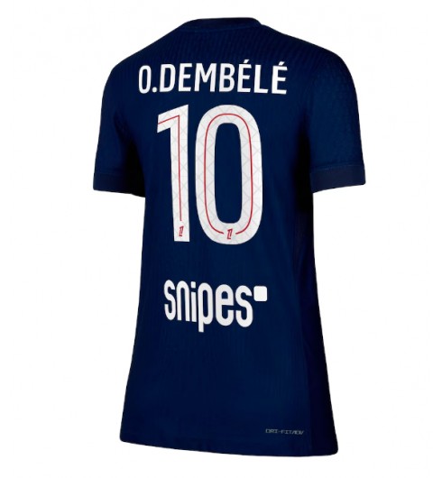 Paris Saint-Germain Ousmane Dembele #10 Hjemmedrakt Dame 2025-26 Korte ermer Paris Saint-Germain Ousmane Dembele #10 Hjemmedrakt Dame 2025-26 Korte ermer